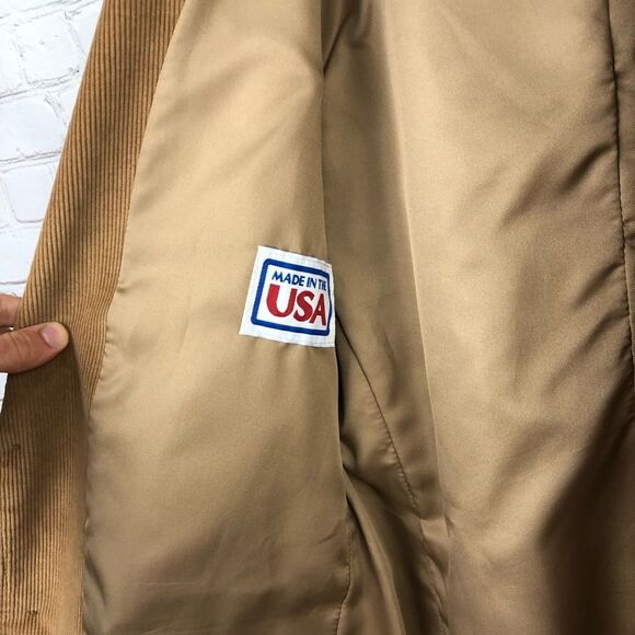 Pioneer Wear Vintage Corduroy Western Blazer Sz 44L - Picture 7 of 12